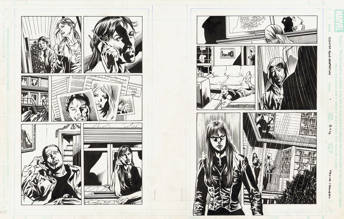 Elektra Adaptation #1 p.13 & 14