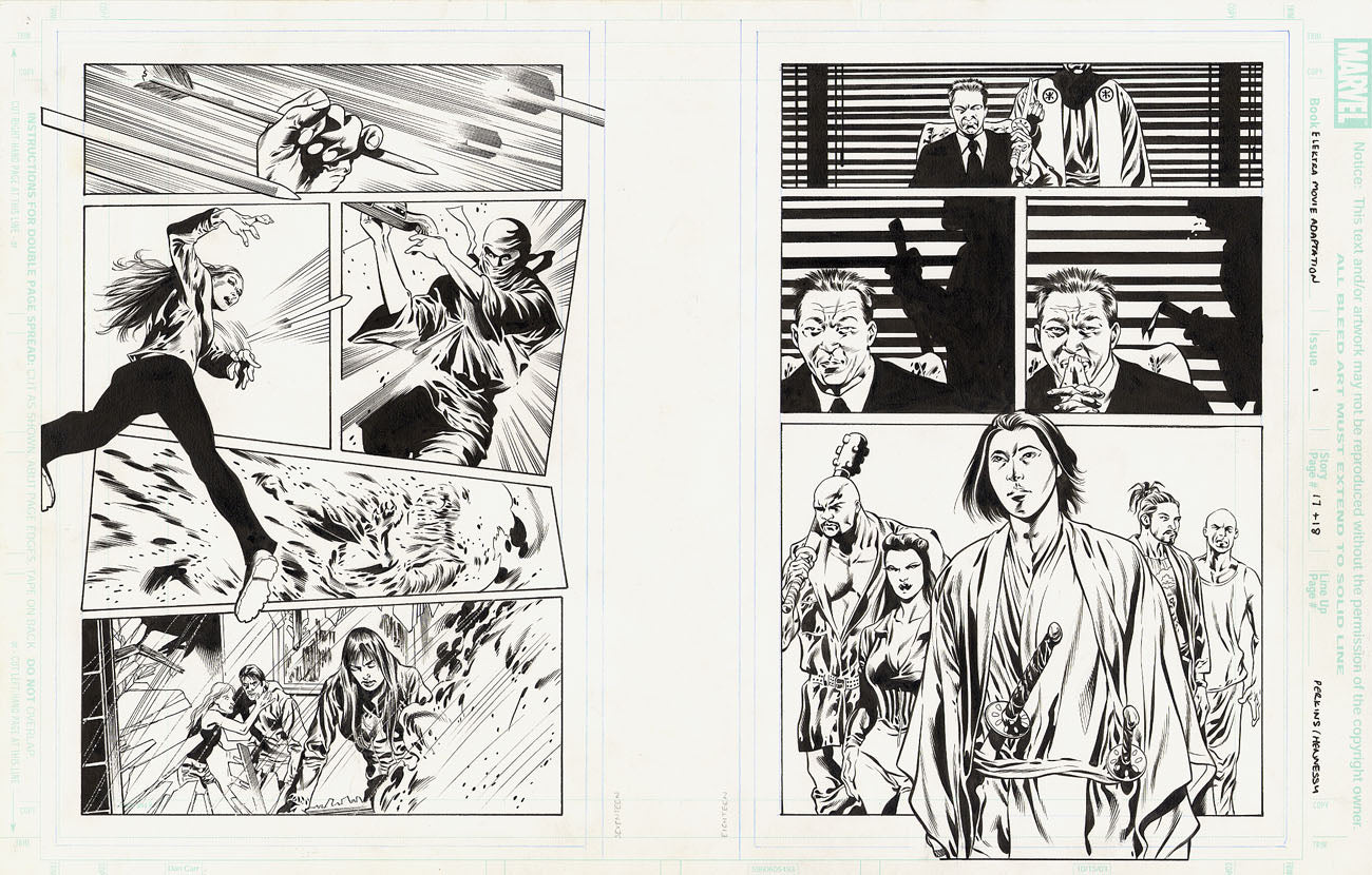 Elektra Adaptation #1 p.17 & 18