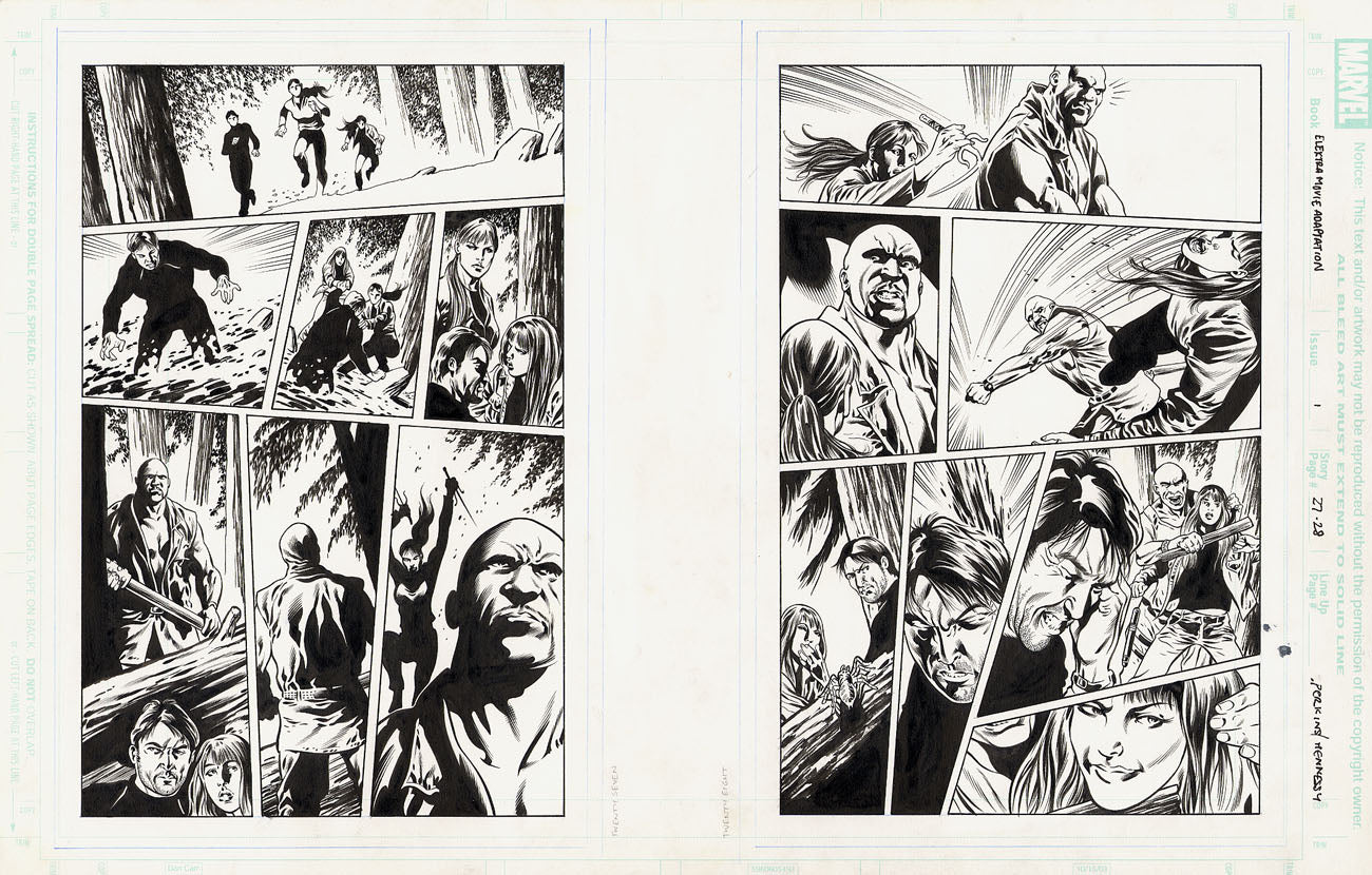 Elektra Adaptation #1 p.27 & 28