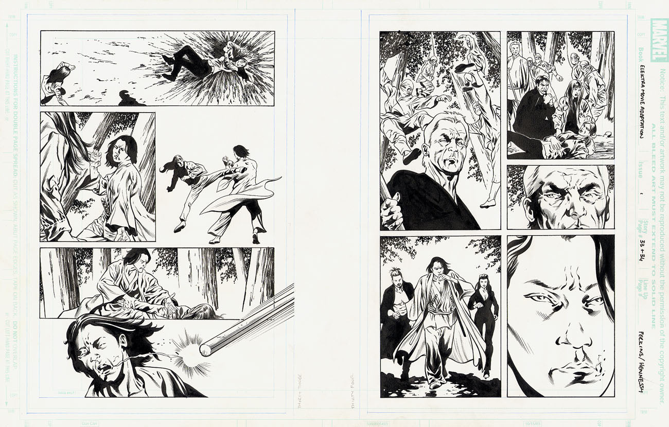 Elektra Adaptation #1 p.33 & 34