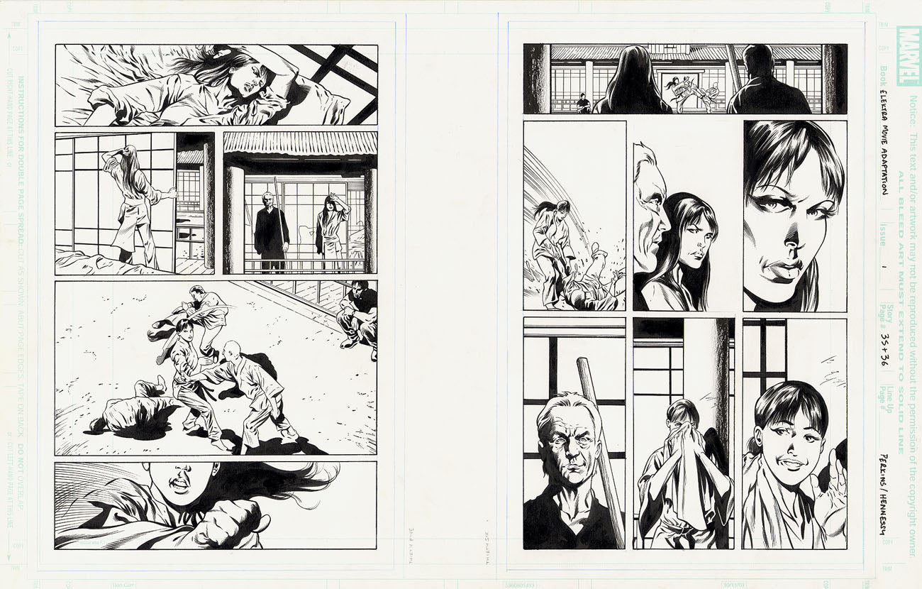 Elektra Adaptation #1 p.35 & 36