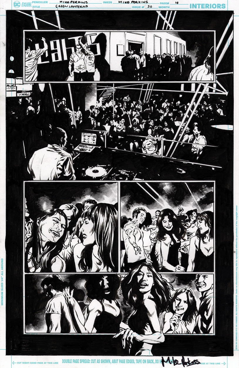 Green Lanterns #50 p.10 - Jessica Parties!