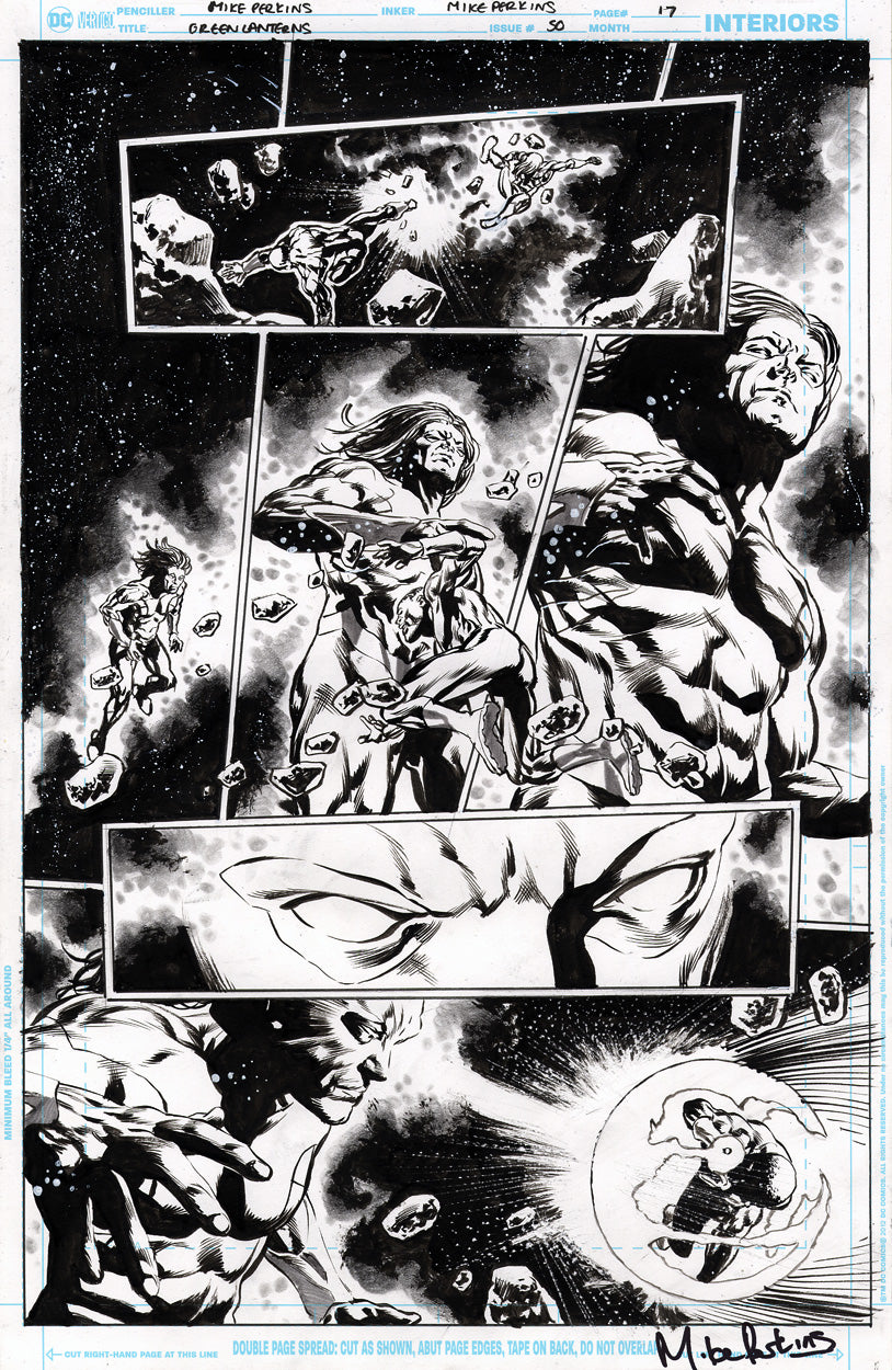 Green Lanterns #50 p.17 - Stewart vs EON!