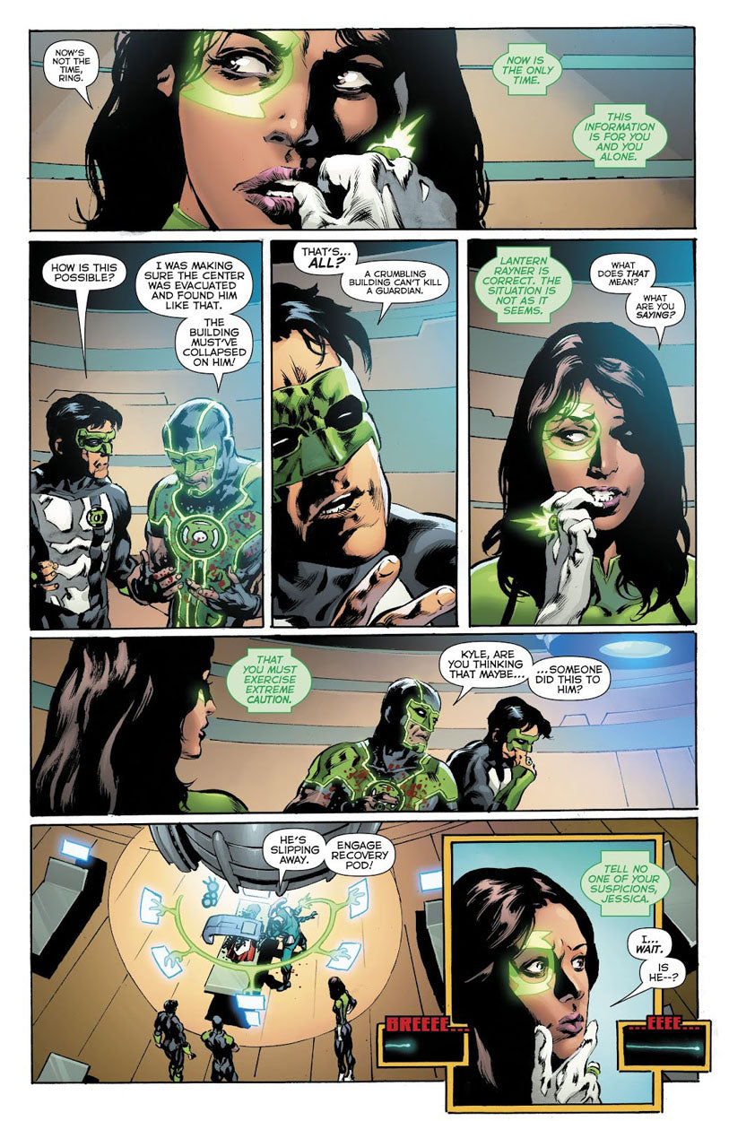 Green Lanterns #51 p.06 - Jessica Cruz Closeups!