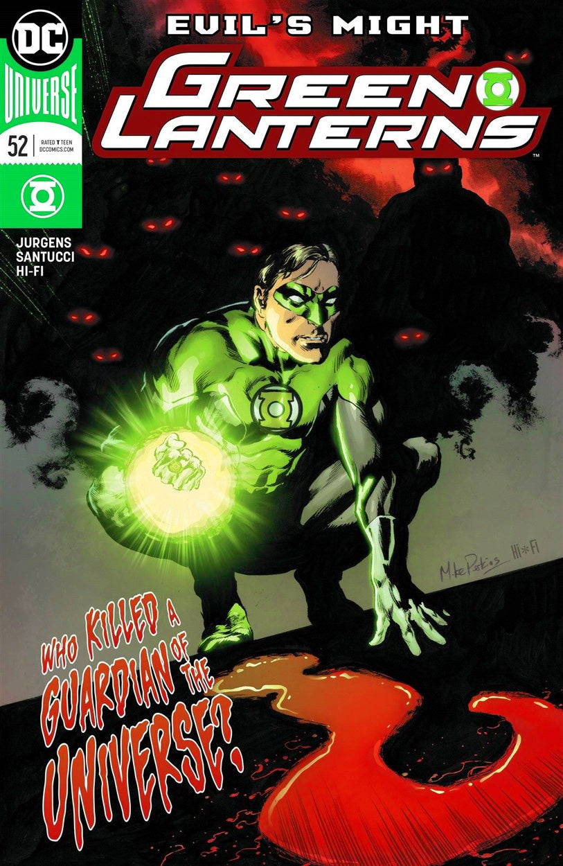 Green Lanterns #52 Cover - Who's the Killer?