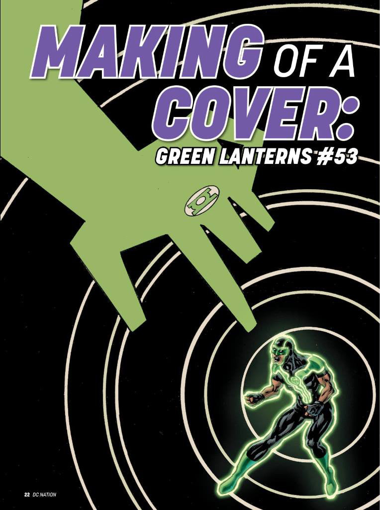 Green Lanterns #53 Cover - Saul Bass Homage!