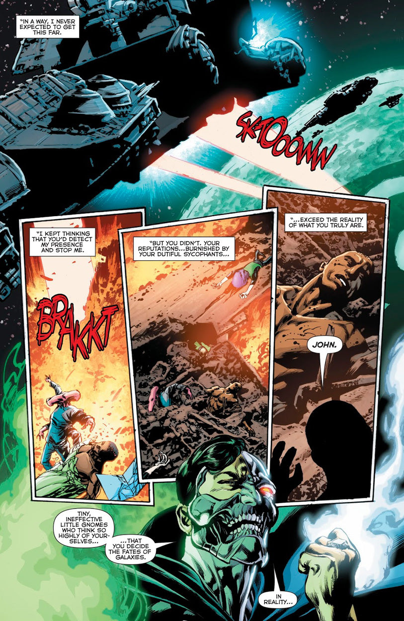 Green Lanterns #55 p.15 - Cyborg Superman!