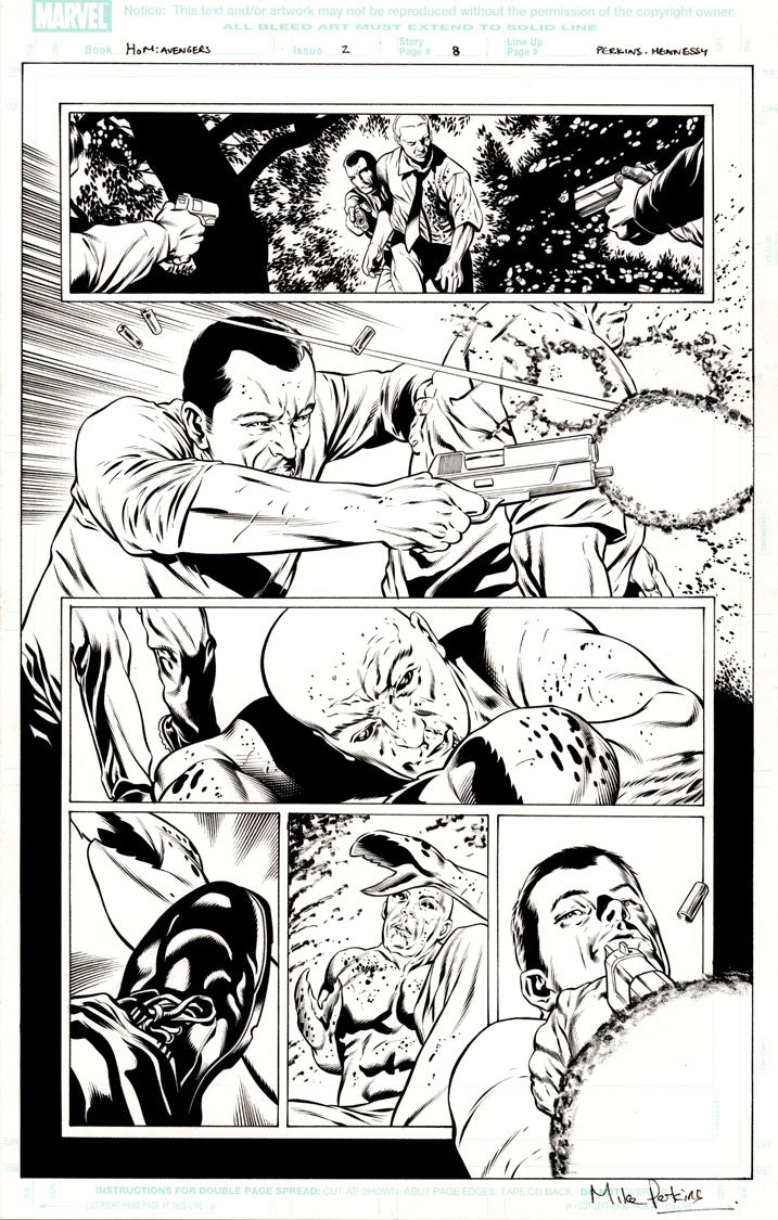House of M: Avengers #2 p.08 - Punisher Origin (3rd of 4 pgs)!