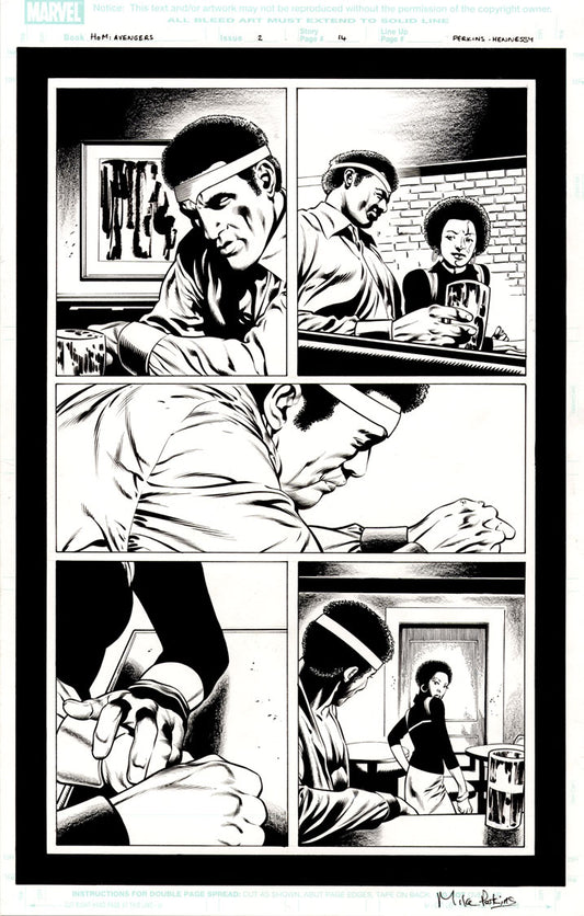 House of M: Avengers #2 p.14 - Misty Knight!