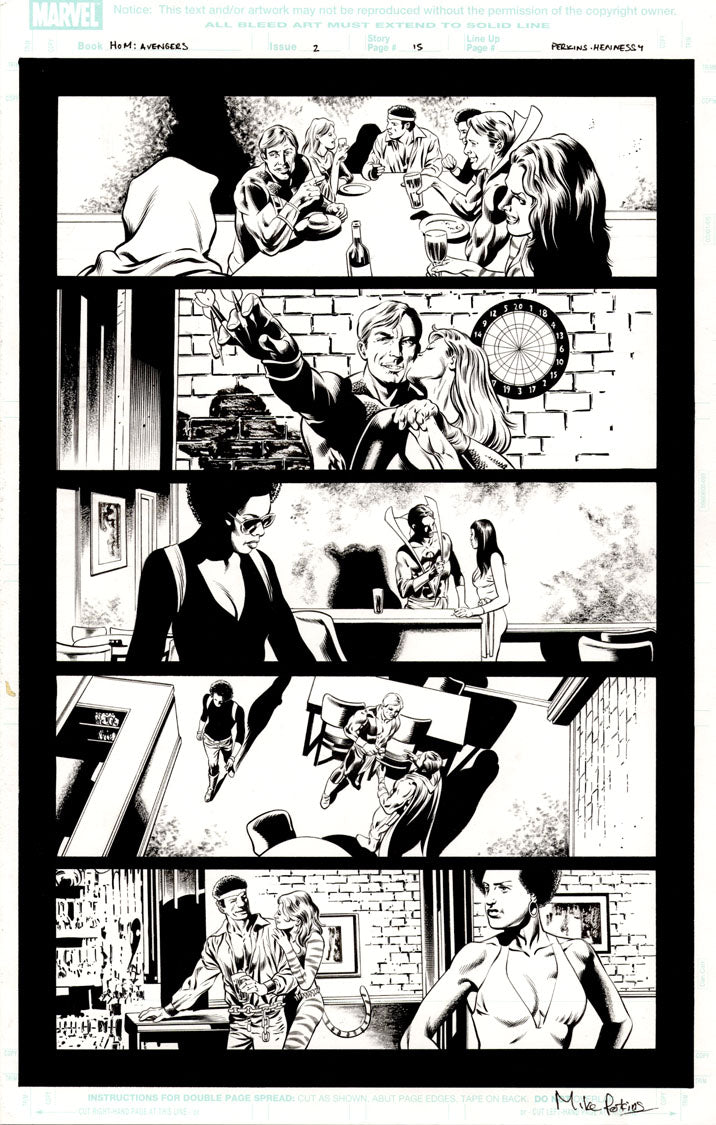 House of M: Avengers #2 p.15 - Tigra & Iron Fist!
