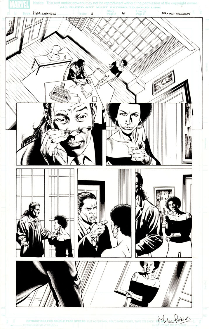 House of M: Avengers #2 p.16 - Misty Knight!