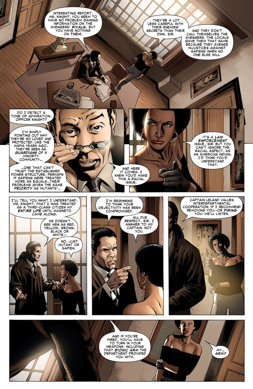 House of M: Avengers #2 p.16 - Misty Knight!