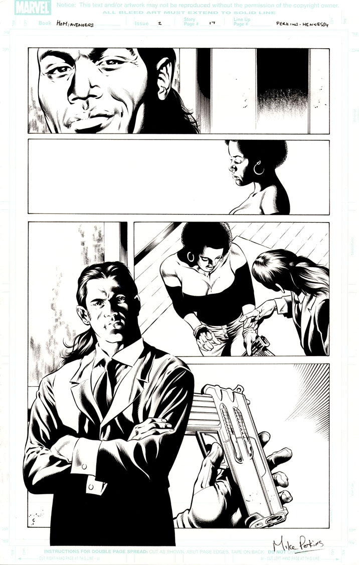 House of M: Avengers #2 p.17 - Misty Knight!