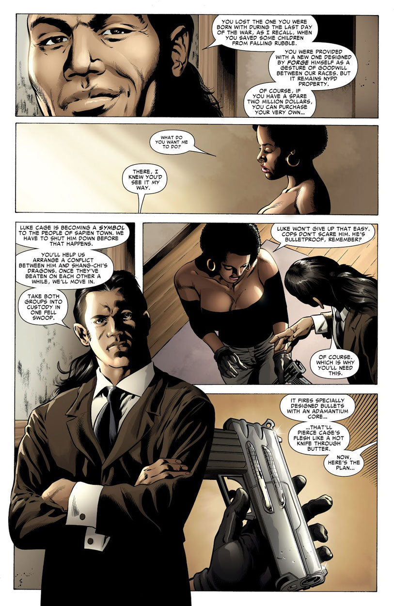 House of M: Avengers #2 p.17 - Misty Knight!