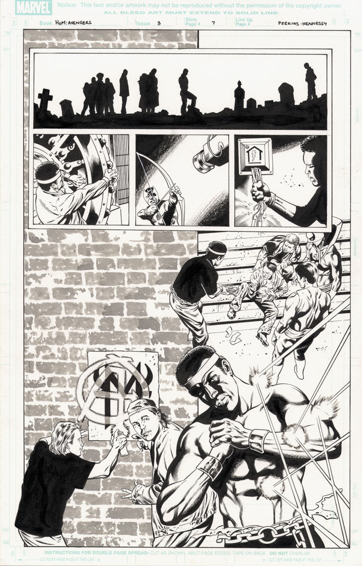 House of M: Avengers #3 p.07 - Tigra is Buried!