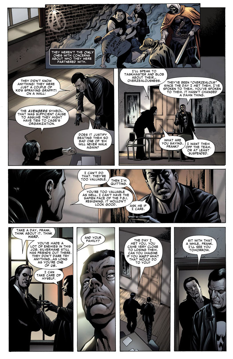 House of M: Avengers #3 p.12 - Punisher & Taskmaster!