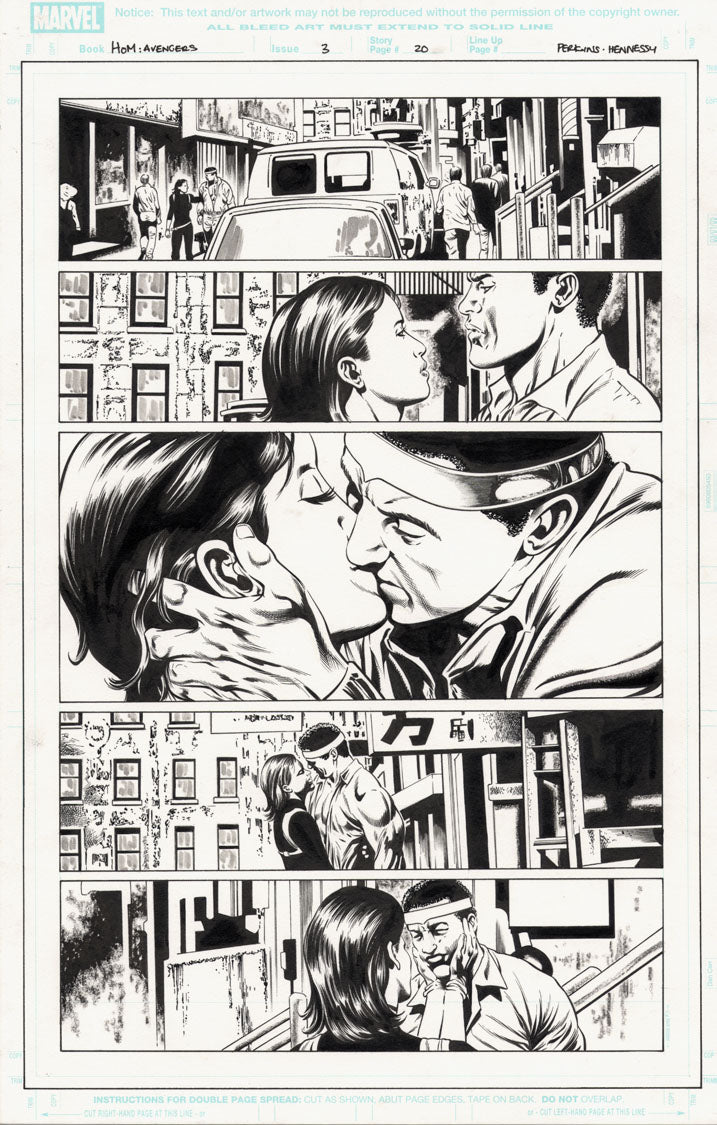 House of M: Avengers #3 p.20 - Misty & Luke!