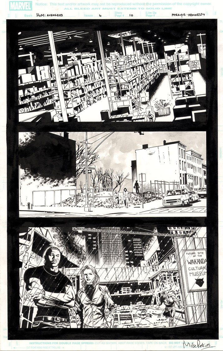 House of M: Avengers #4 p.10 - Luke Cage & Hawkeye!
