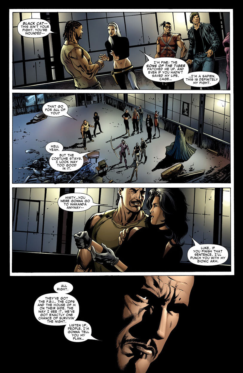 House of M: Avengers #5 p.04 - Black Cat!