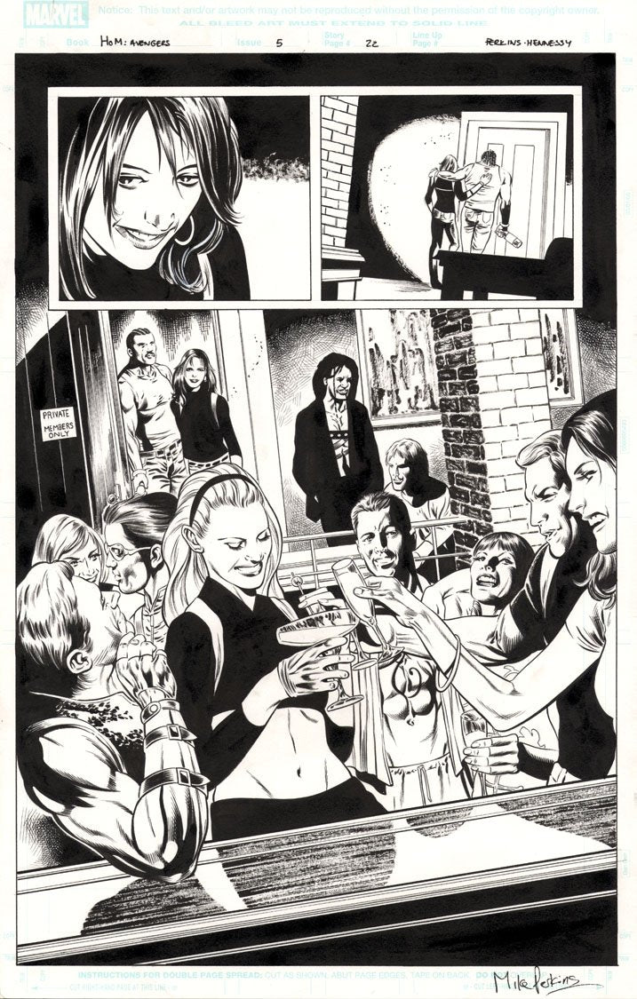House of M: Avengers #5 p.22 - Felicia Hardy!
