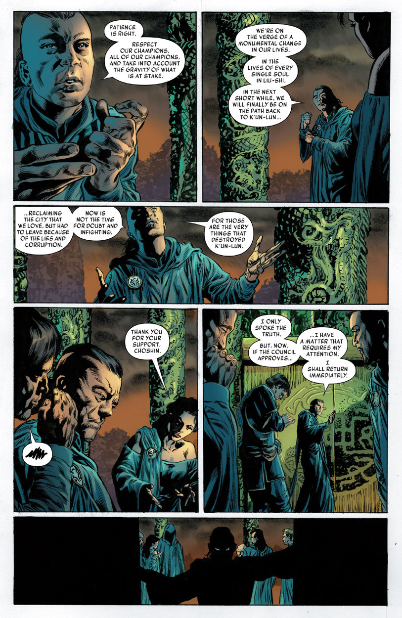 Iron Fist #3 p.07 - Choshin Plots & Schemes!