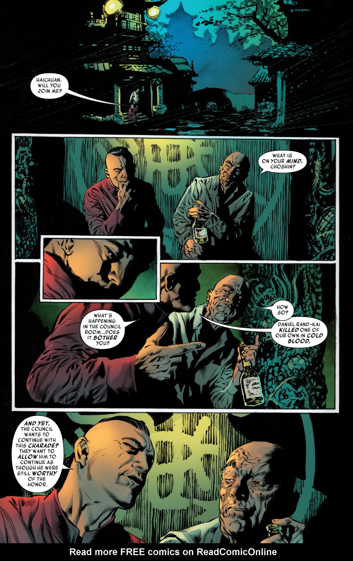 Iron Fist #4 p.05 - Choshin Plots Against IF!