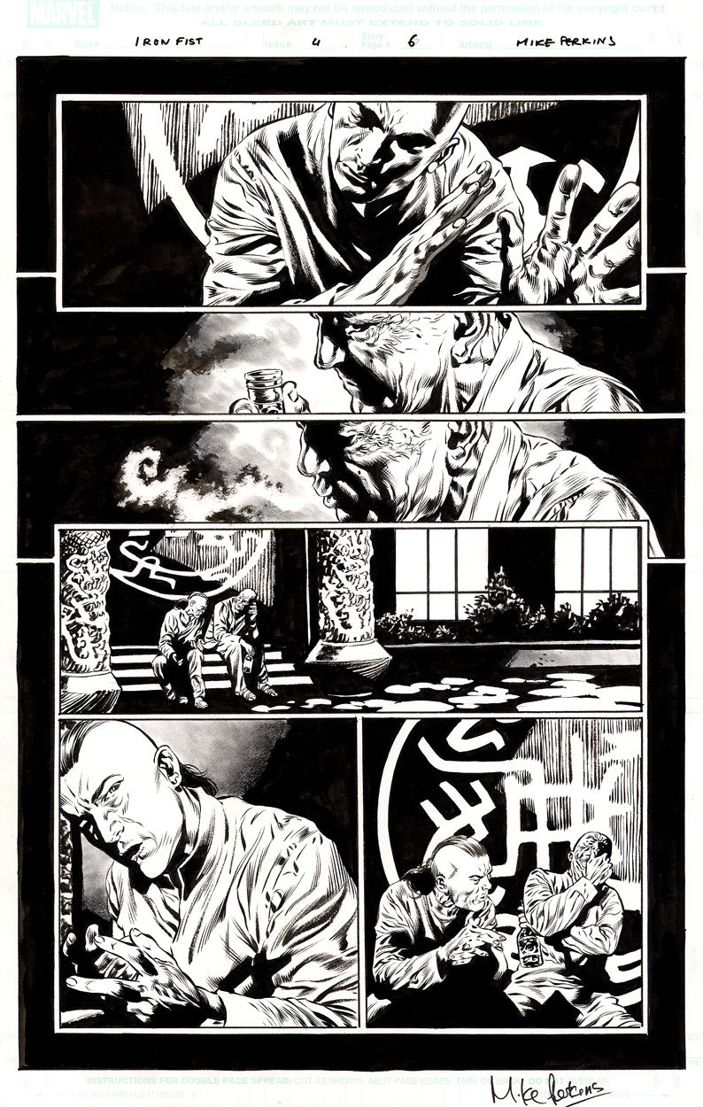 Iron Fist #4 p.06 - Choshin Plots Against IF!