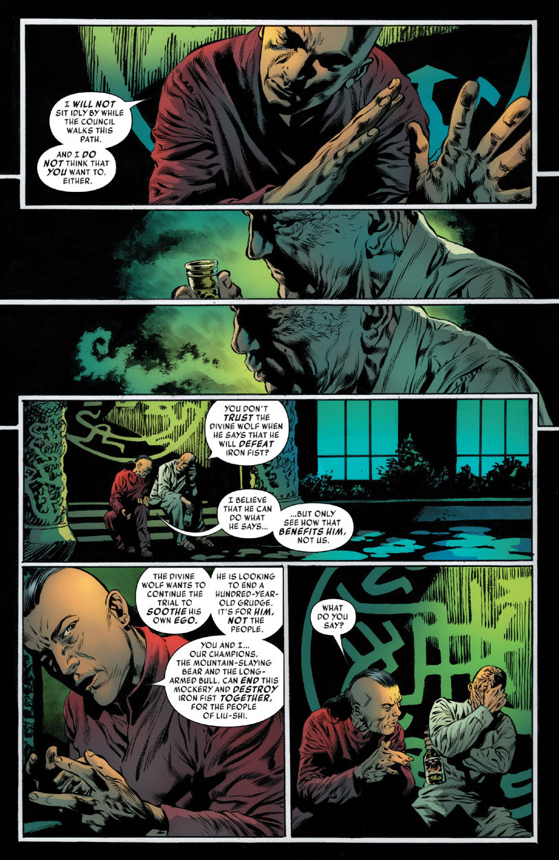 Iron Fist #4 p.06 - Choshin Plots Against IF!