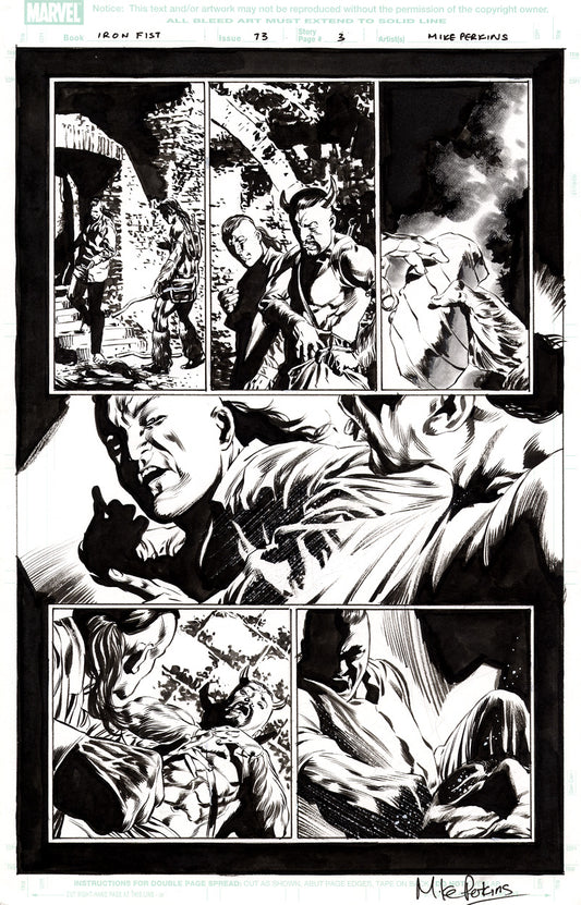 Iron Fist #73 p.03 - Choshin Kills The Bull!