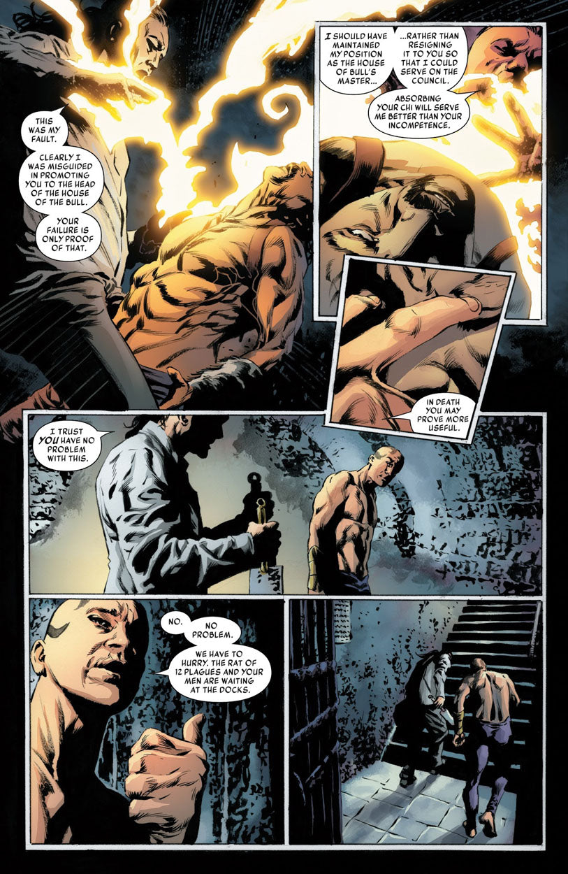 Iron Fist #73 p.04 - Long Armed Bull Dies!