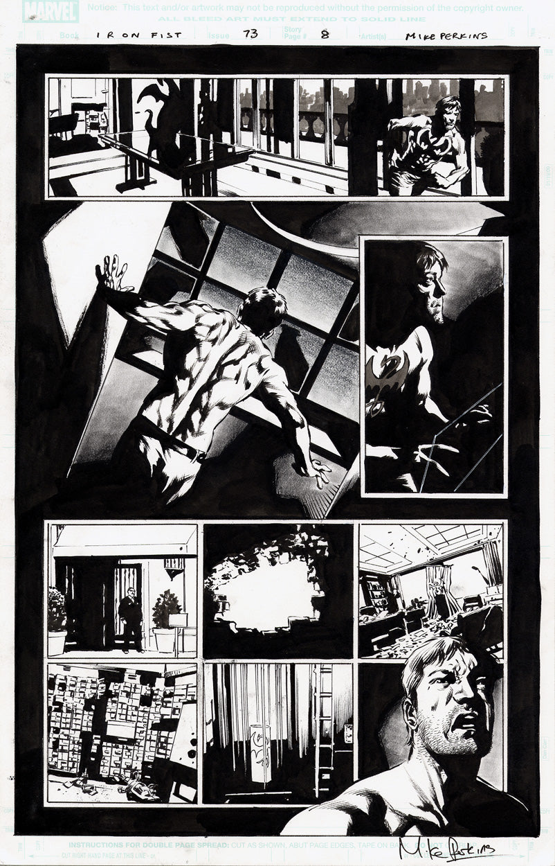 Iron Fist #73 p.08 - Iron Fist's Apt Broken Into!