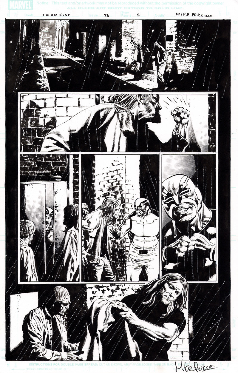 Iron Fist #74 p.05 - Sabretooth & Danny!