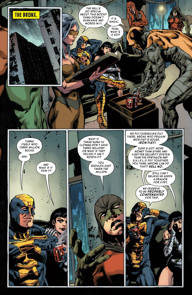Iron Fist #74 p.17 - The Serpent Society!