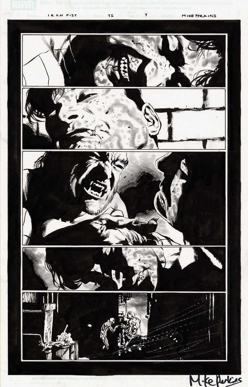 Iron Fist #75 p.07 - Sabretooth vs Constrictor!