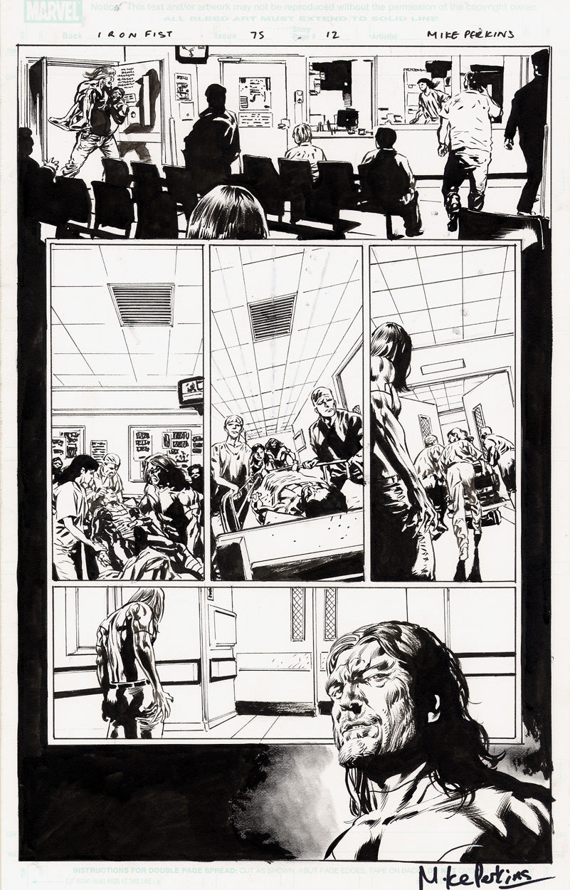 Iron Fist #75 p.12 - Sabretooth!