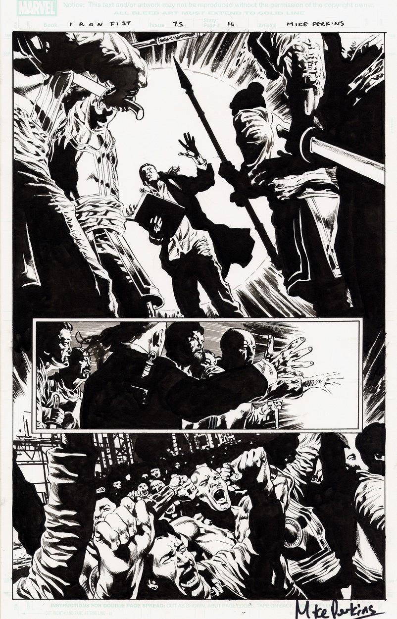 Iron Fist #75 p.14 - Choshin Opens K'un Lun Portal!