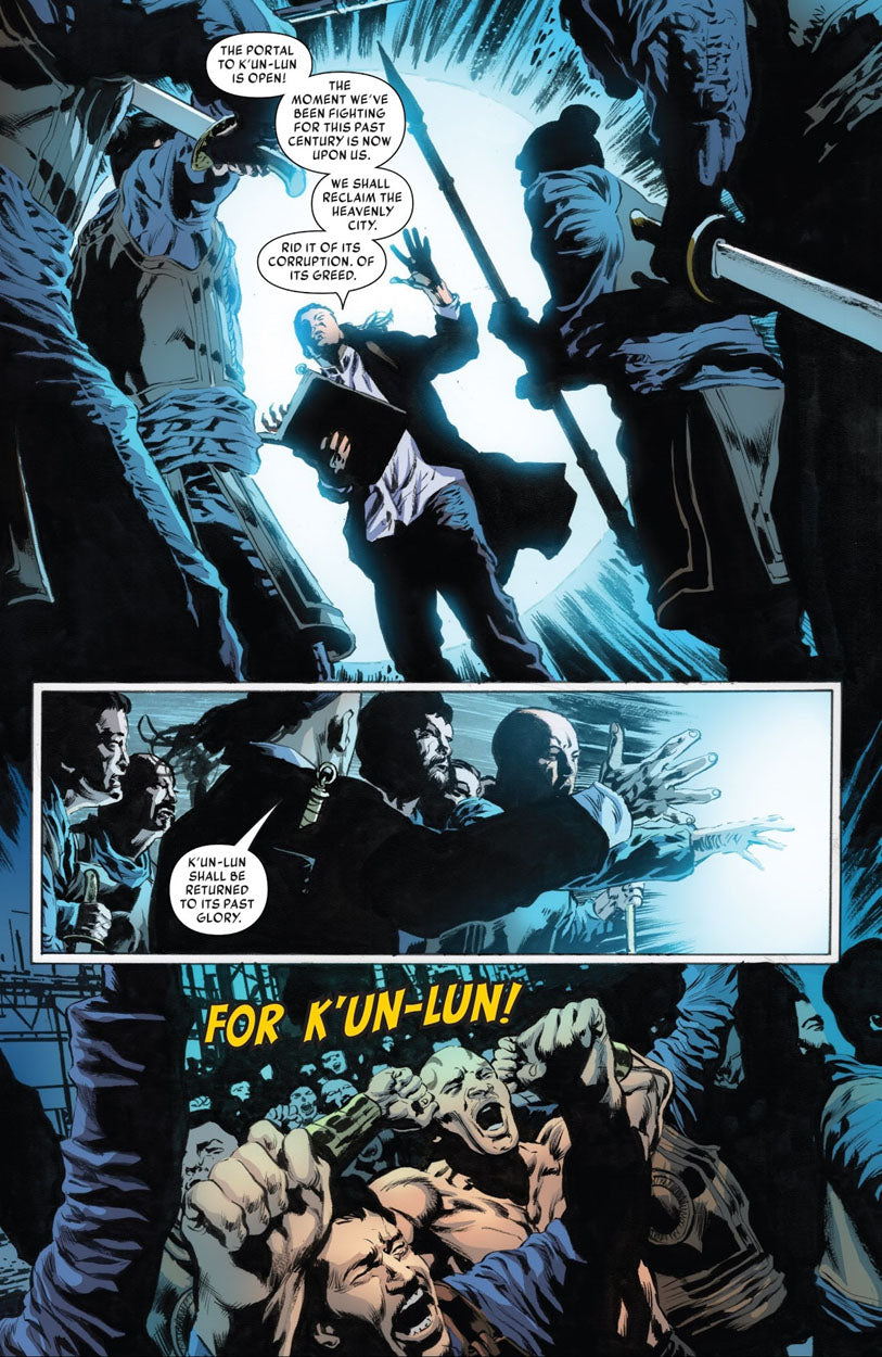Iron Fist #75 p.14 - Choshin Opens K'un Lun Portal!