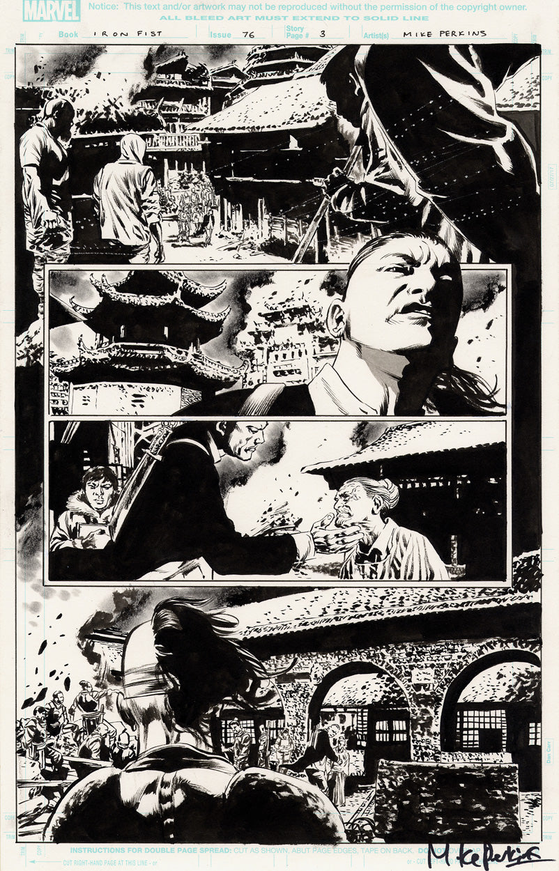 Iron Fist #76 p.03 - Choshin Arrives in K'un Lun!
