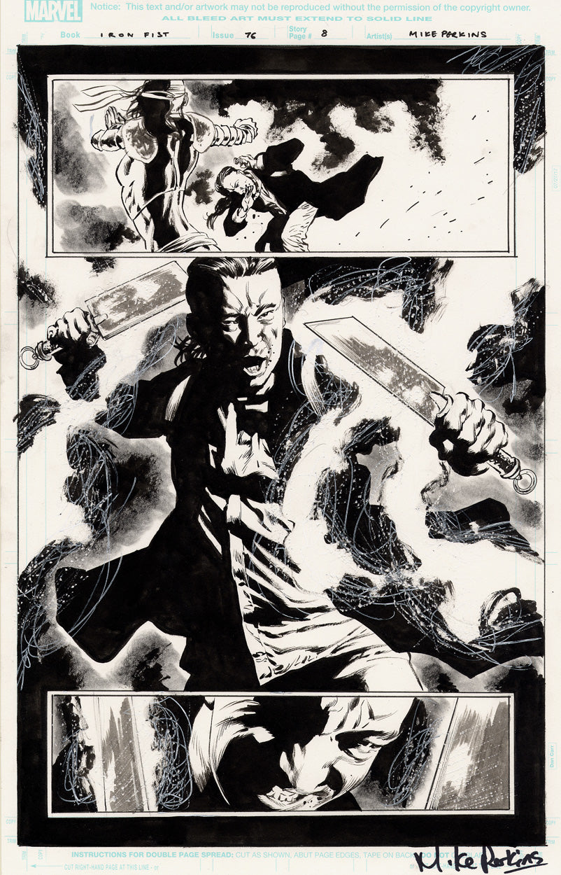 Iron Fist #76 p.08 - Gorgeous Choshin Splash!