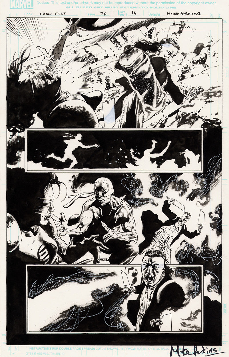 Iron Fist #76 p.14 - IF, Sparrow & Choshin!
