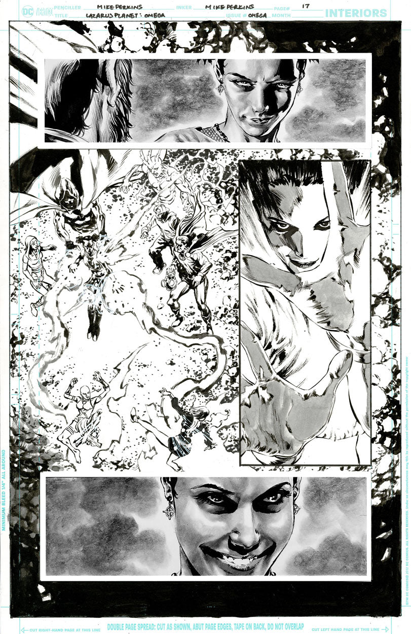 Lazarus Planet: Omega #1 p.17 - Beautiful Black Alice!