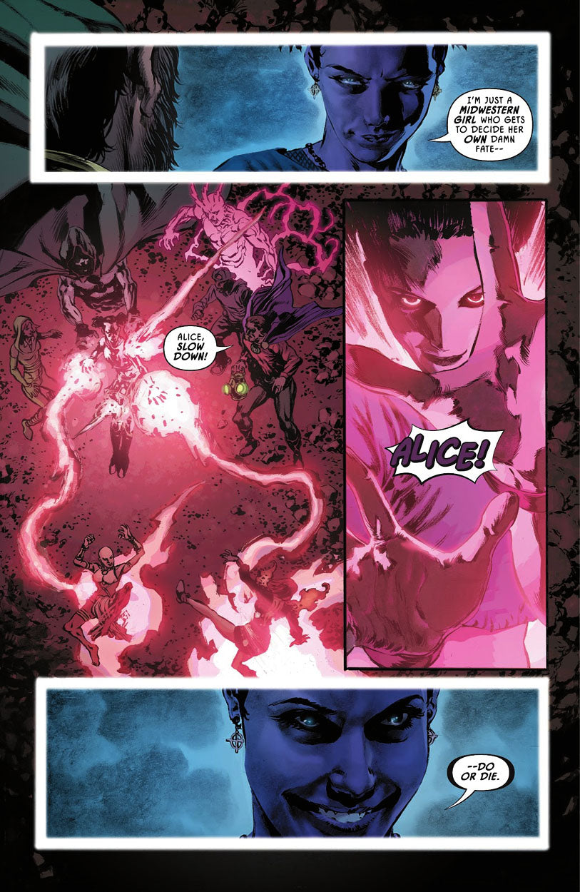 Lazarus Planet: Omega #1 p.17 - Beautiful Black Alice!