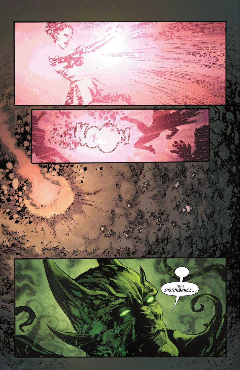 Lazarus Planet: Omega #1 p.18 - Black Alice & Nezha!