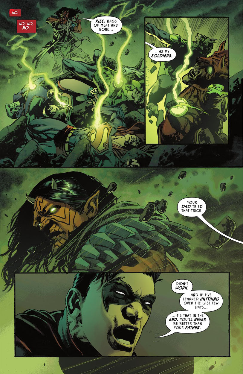 Lazarus Planet: Omega #1 p.19 - JLA Corpses Reanimated!