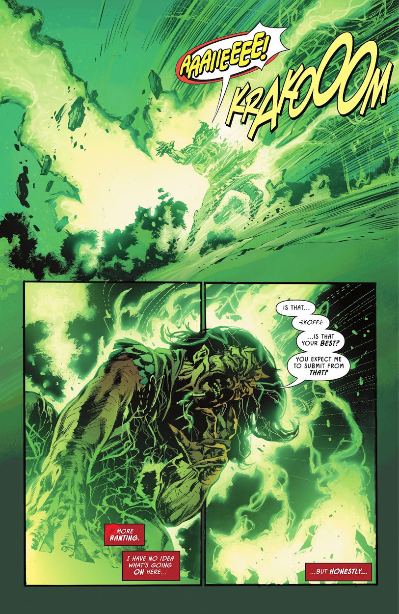 Lazarus Planet: Omega #1 p.23 - Nezha Blasts King Fire Bull!
