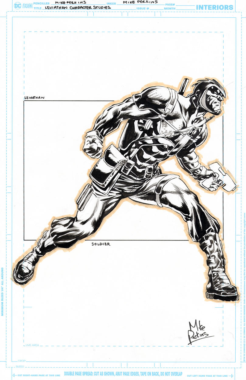 Superman: Leviathan Rising #1 - Leviathan Character Study - Soldier