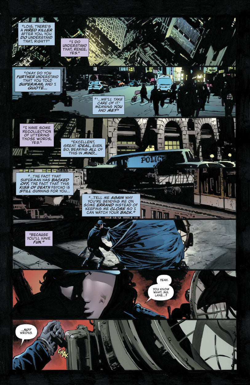 Lois Lane #09 p.01 - The Question & Bat Signal!