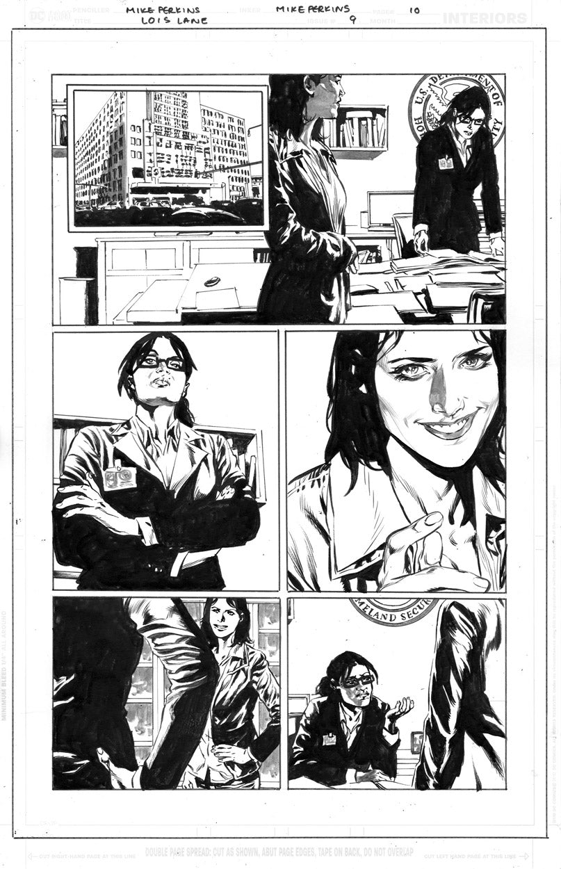 Lois Lane #09 p.10 - Lois Visits DHS!