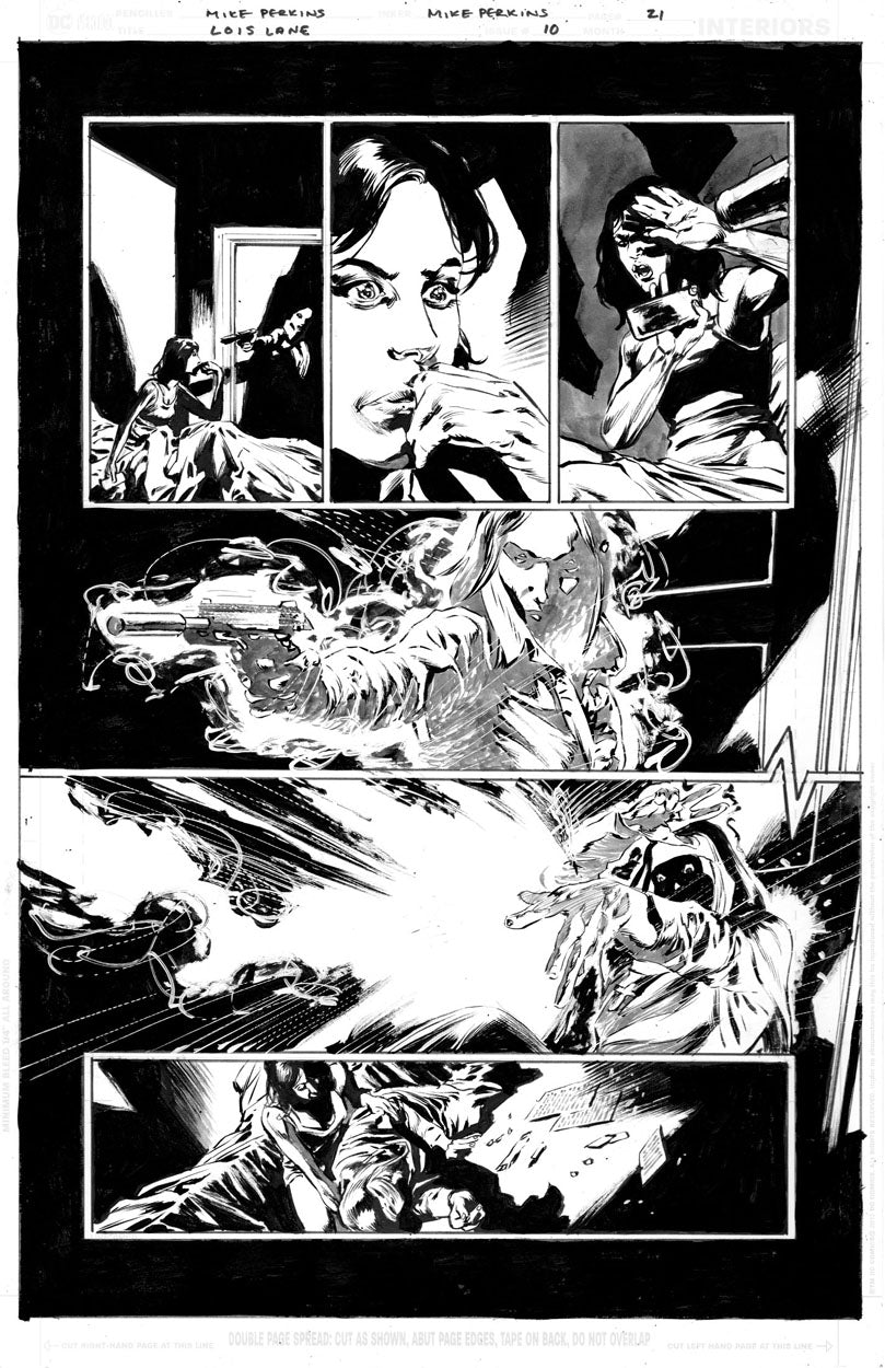 Lois Lane #10 p.21 - Kiss of Death shoots Renee!