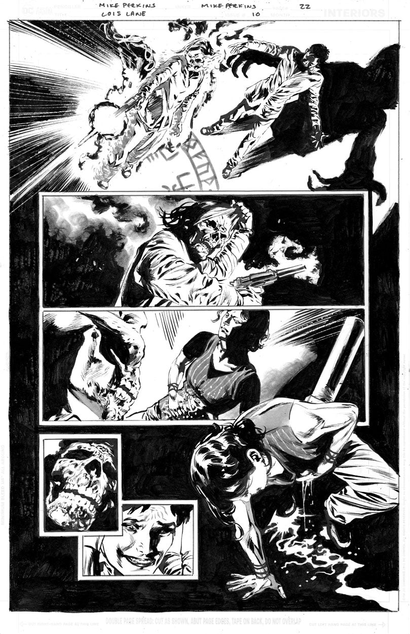 Lois Lane #10 p.22 - Renee Montoya Dead?!